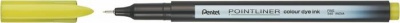 Tűfilc, 0,4 mm, PENTEL "Pointliner", limezöld