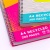 Spirálfüzet, A4+, vonalas, 100 lap, PUKKA PAD "Planet Jotta", vegyes szín